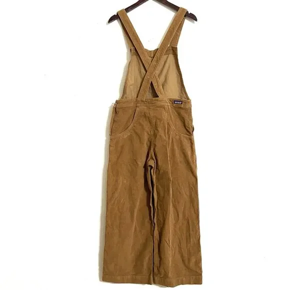 Patagonia Women's Stand Up Cropped Corduroy Overalls Size 6 - Picture 5 of 7